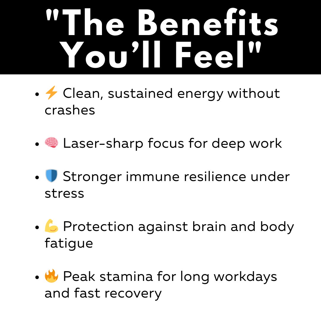 Founder Fuel Stack designed for (CEO's and Entrepreneurs)